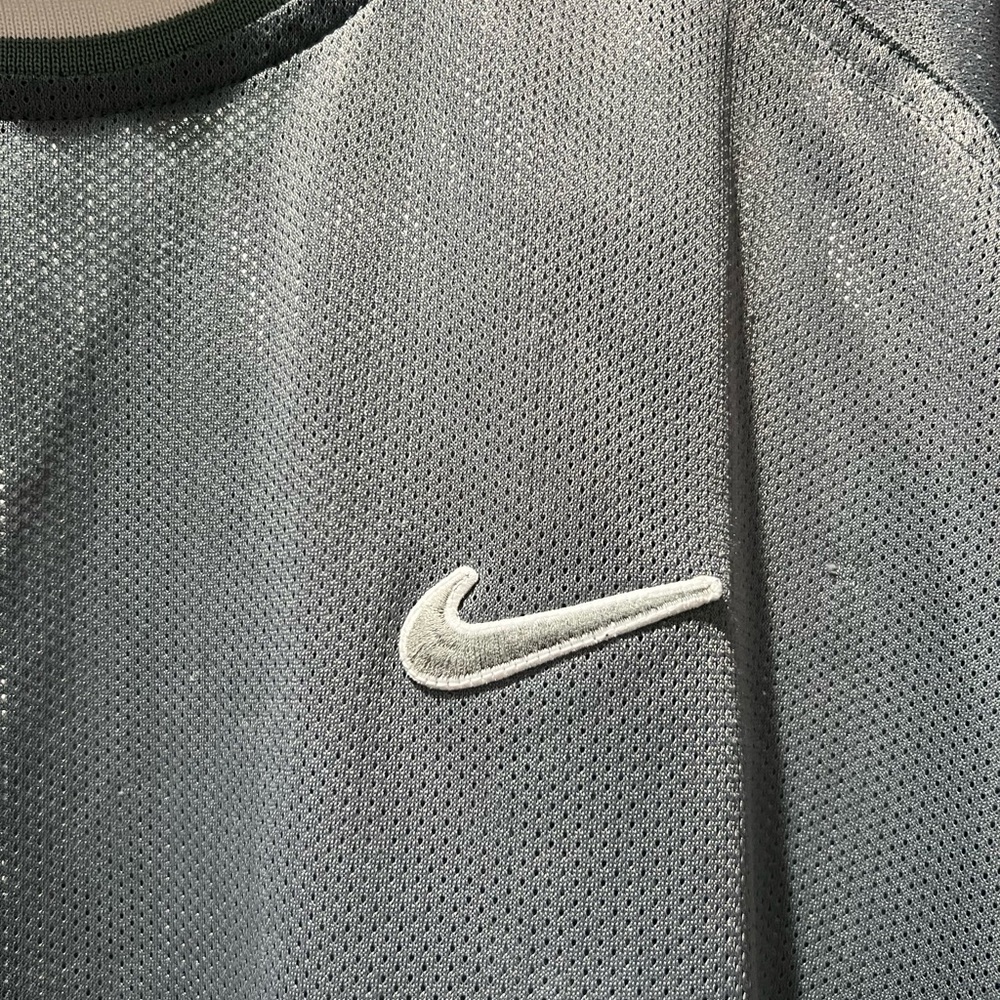 Vintage Nike Mesh Soccer Jersey Mens XL Olive 90s - Picture 2 of 9